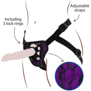 Harnais pour Gode ceinture Strap-On Get Real Violet Harnais pour Gode ceinture Strap-On Get Real Violet