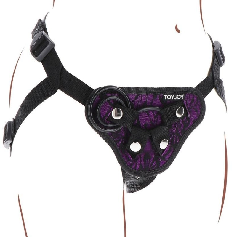 Harnais pour Gode ceinture Strap-On Get Real Violet Harnais pour Gode ceinture Strap-On Get Real Violet