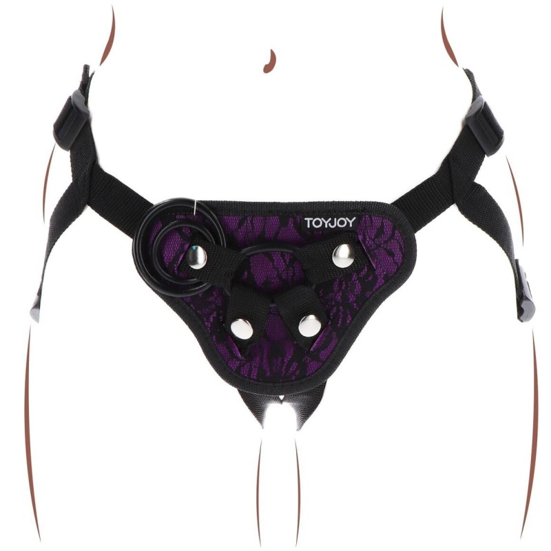 Harnais pour Gode ceinture Strap-On Get Real Violet Harnais pour Gode ceinture Strap-On Get Real Violet