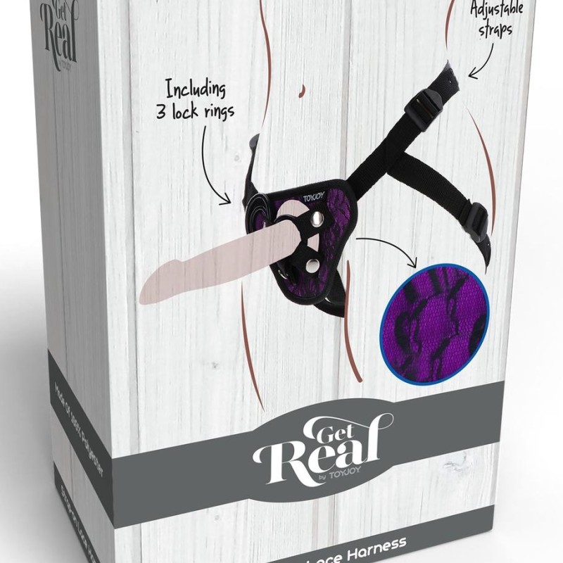 Harnais pour Gode ceinture Strap-On Get Real Violet Harnais pour Gode ceinture Strap-On Get Real Violet