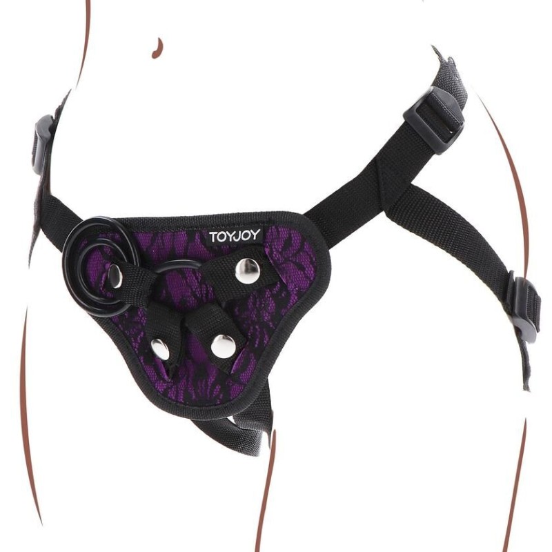 Harnais pour Gode ceinture Strap-On Get Real Violet Harnais pour Gode ceinture Strap-On Get Real Violet