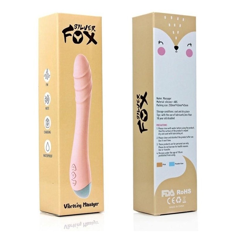 Vibro Point G Fox Lindo 14 x 3cm Rose Vibro Point G Fox Lindo 14 x 3cm Rose