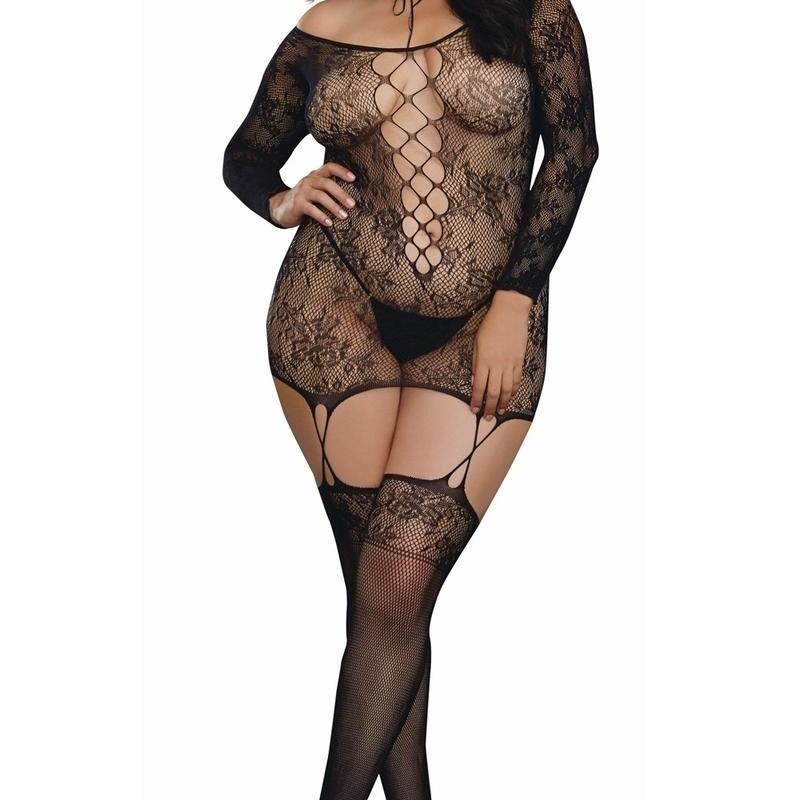 lingerie bodystocking grande taille reversible resille lingerie bodystocking grande taille reversible resille
