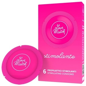 Préservatifs texturés Stimolante x6 Préservatifs texturés Stimolante x6