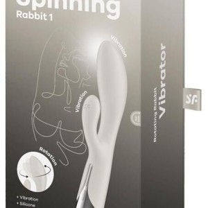 Vibro Rabbit Spinning Rabbit 1 11 x 3.5cm Beige Vibro Rabbit Spinning Rabbit 1 11 x 3.5cm Beige