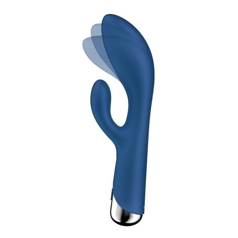 Vibro Rabbit Spinning Rabbit 1 11 x 3.5cm Bleu Vibro Rabbit Spinning Rabbit 1 11 x 3.5cm Bleu