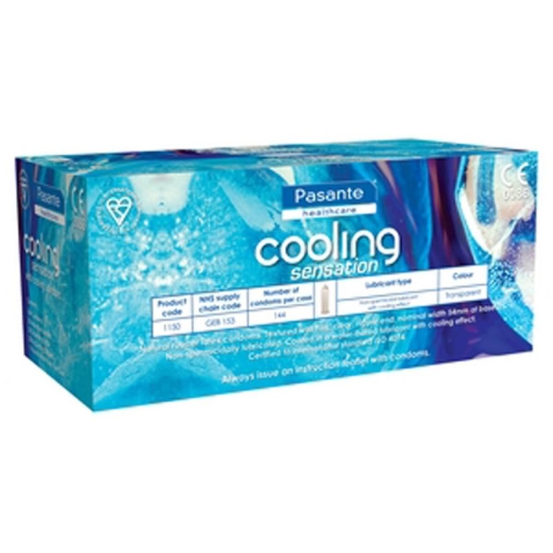 Préservatifs Effet Fraîcheur COOLING Pasante x144 Préservatifs Effet Fraîcheur COOLING Pasante x144