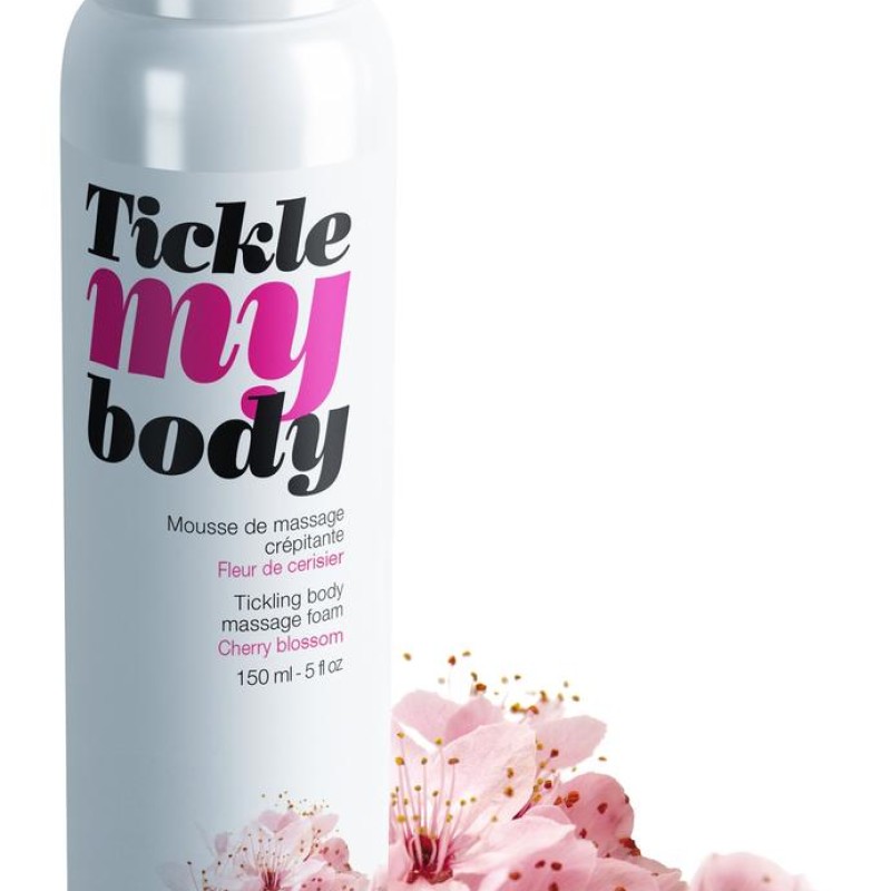 Mousse de massage crépitante Tickle My Body Fleur de Cerisier 150ml Mousse de massage crépitante Tickle My Body Fleur de Cerisier 150ml