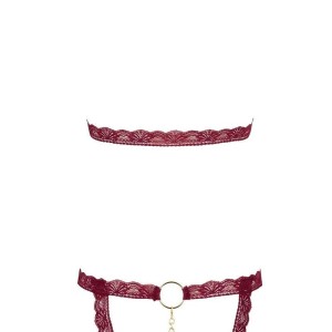 soutiengorge seins ouvert avec des bandes dentelle élastique et string assorti de la collection cottelli. soutiengorge seins ouvert avec des bandes dentelle élastique et string assorti de la collection cottelli.