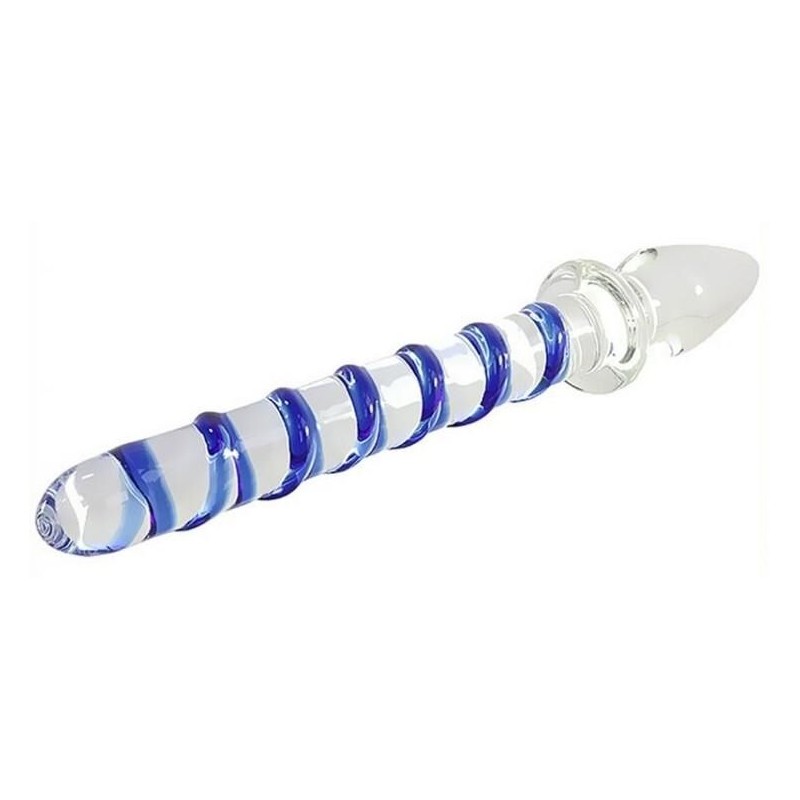 Plug en verre Double Scepter 20.2 x 3cm Plug en verre Double Scepter 20.2 x 3cm