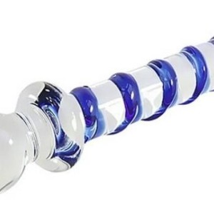 Plug en verre Double Scepter 20.2 x 3cm Plug en verre Double Scepter 20.2 x 3cm