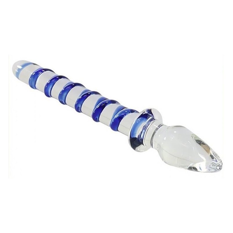 Plug en verre Double Scepter 20.2 x 3cm Plug en verre Double Scepter 20.2 x 3cm