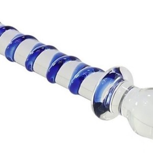 Plug en verre Double Scepter 20.2 x 3cm Plug en verre Double Scepter 20.2 x 3cm
