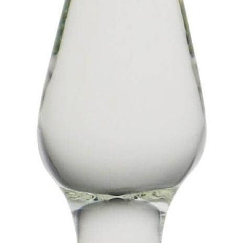 Plug en verre Romance Transparent 9.5 x 3.8cm Plug en verre Romance Transparent 9.5 x 3.8cm
