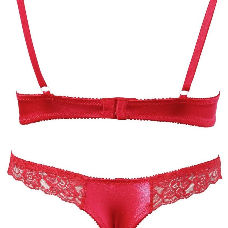 soutiengorge demi seins et son string ouvert assorti de la collection cottelli lingerie sexy. soutiengorge demi seins et son string ouvert assorti de la collection cottelli lingerie sexy.