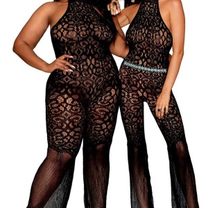 bodystocking noir, grande taille, en résille année 1970 de dreamgirl lingerie bodystocking noir, grande taille, en résille année 1970 de dreamgirl lingerie