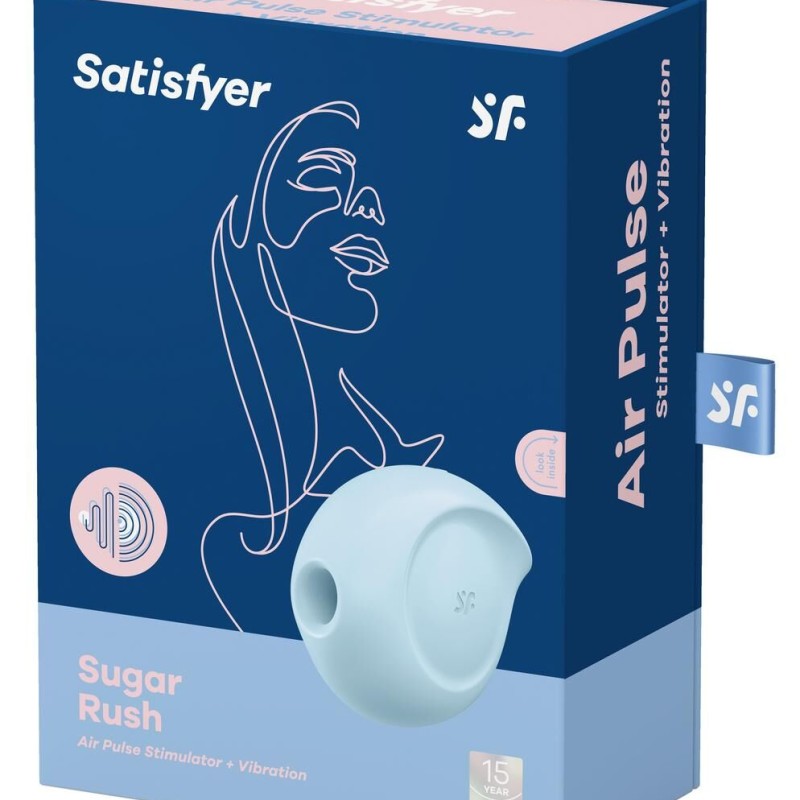 Stimulateur de clitoris Sugar Rush Satisfyer Bleu Stimulateur de clitoris Sugar Rush Satisfyer Bleu