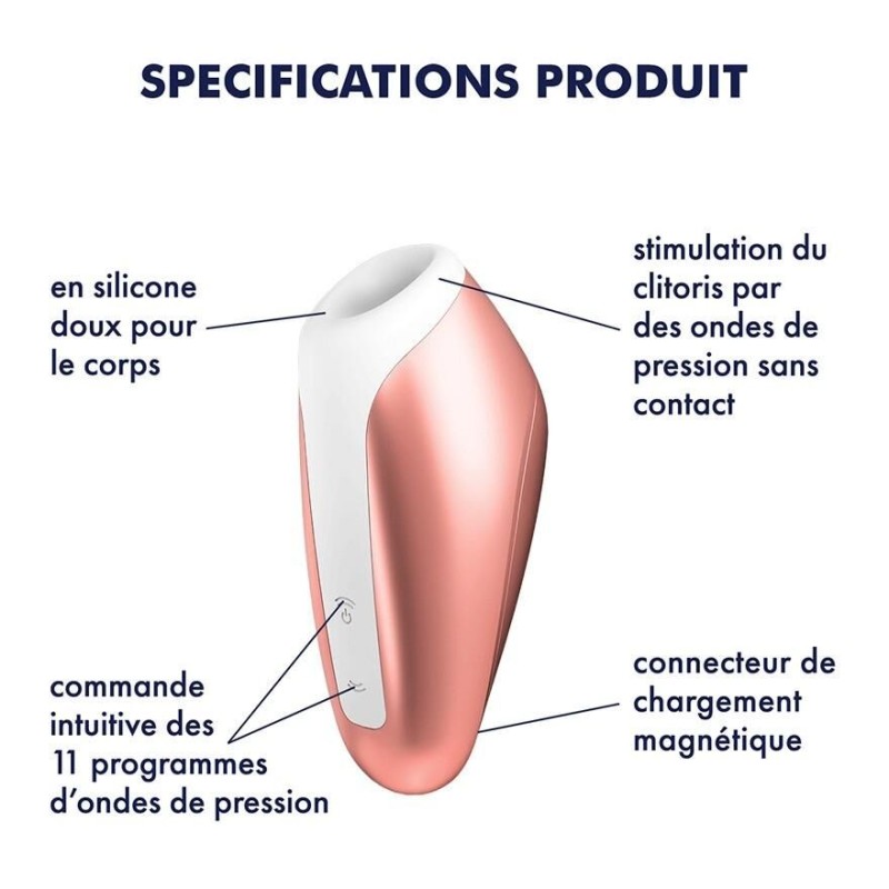 Stimulateur de clitoris love Breeze Rose Stimulateur de clitoris love Breeze Rose