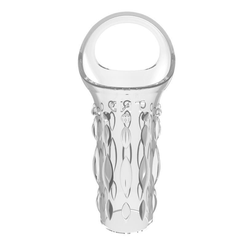 Etui pour Pénis Texturé Transparent 8 x 3.8cm Etui pour Pénis Texturé Transparent 8 x 3.8cm