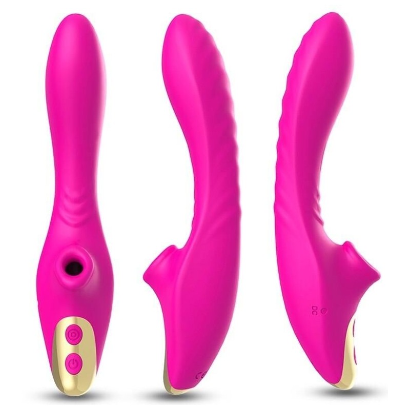 Stimulateur de clitoris et Point G Dudu 20cm Rose Stimulateur de clitoris et Point G Dudu 20cm Rose