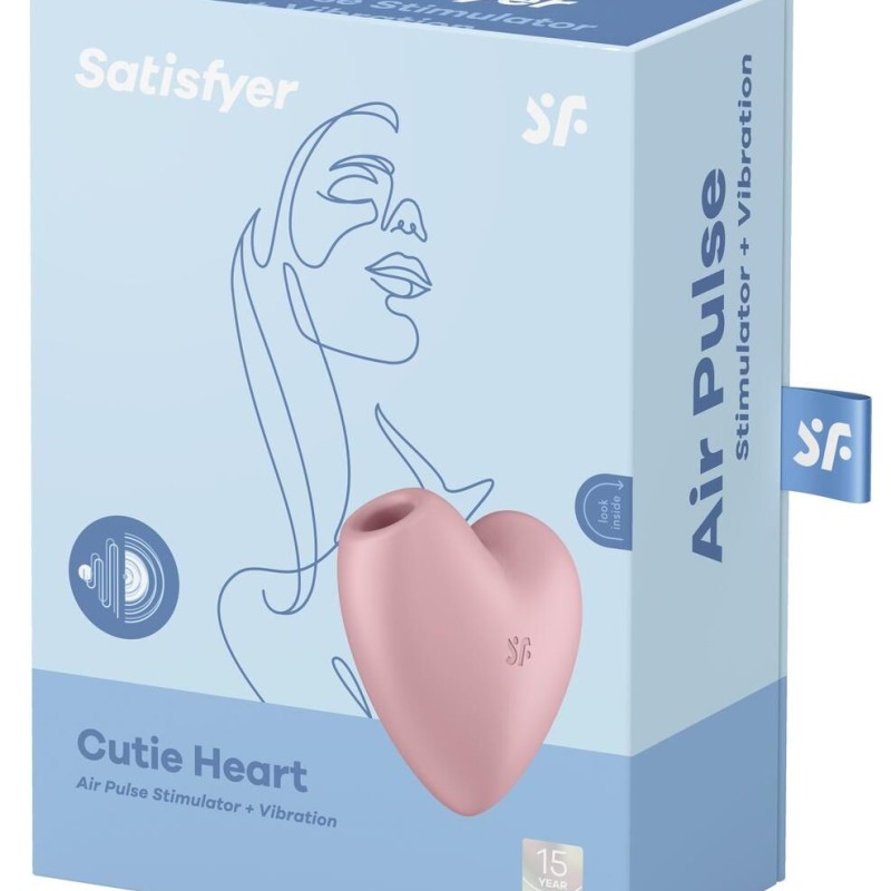 Stimulateur de clitoris Cutie Heart Satisfyer Stimulateur de clitoris Cutie Heart Satisfyer