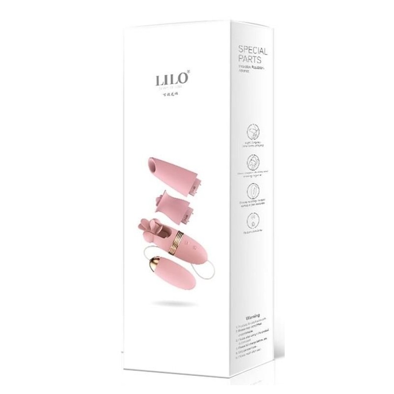 Kit Stimulation de clitoris Lilo Magic 3 embouts Kit Stimulation de clitoris Lilo Magic 3 embouts