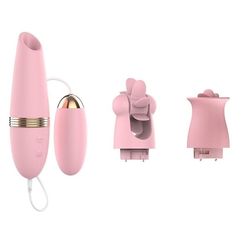 Kit Stimulation de clitoris Lilo Magic 3 embouts Kit Stimulation de clitoris Lilo Magic 3 embouts