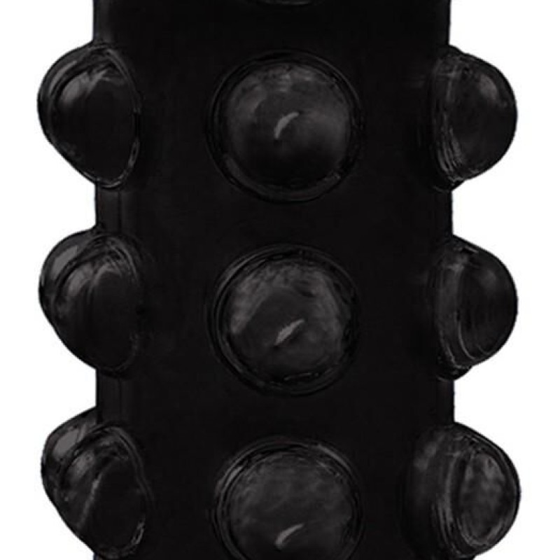 Etuis Texture Relief pour pénis Noir Etuis Texture Relief pour pénis Noir