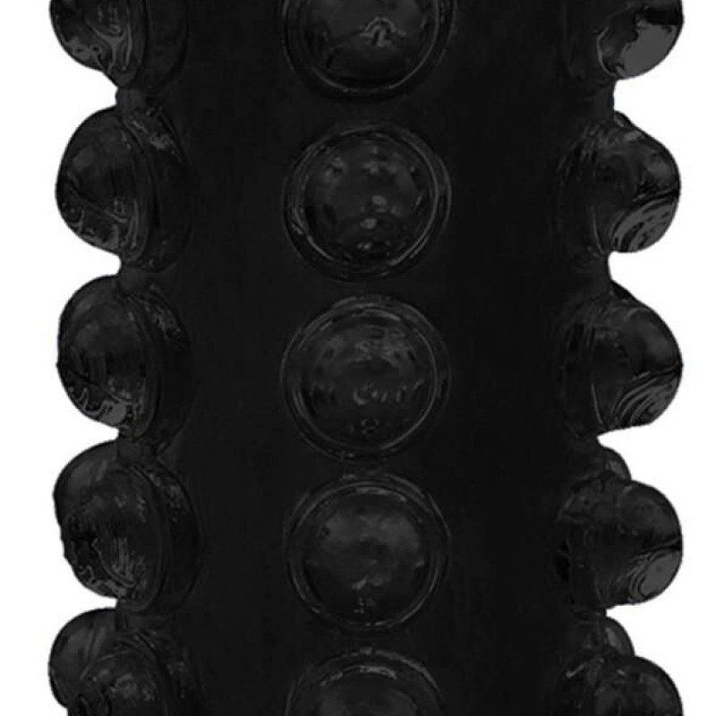 Etuis Texture Relief pour pénis Noir Etuis Texture Relief pour pénis Noir