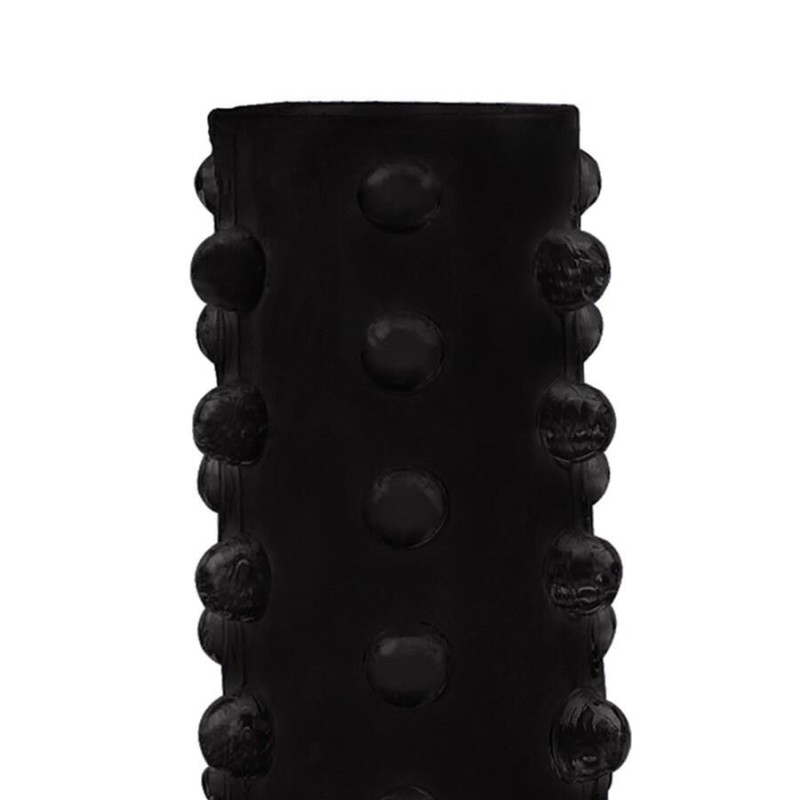 Etuis Texture Relief pour pénis Noir Etuis Texture Relief pour pénis Noir