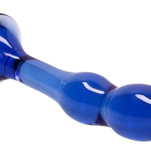 Gode en verre Gallant Bleu 16 x 3.4cm Gode en verre Gallant Bleu 16 x 3.4cm