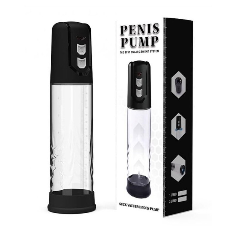Pompe à pénis automatique Aid Erection 17 x 6cm Pompe à pénis automatique Aid Erection 17 x 6cm