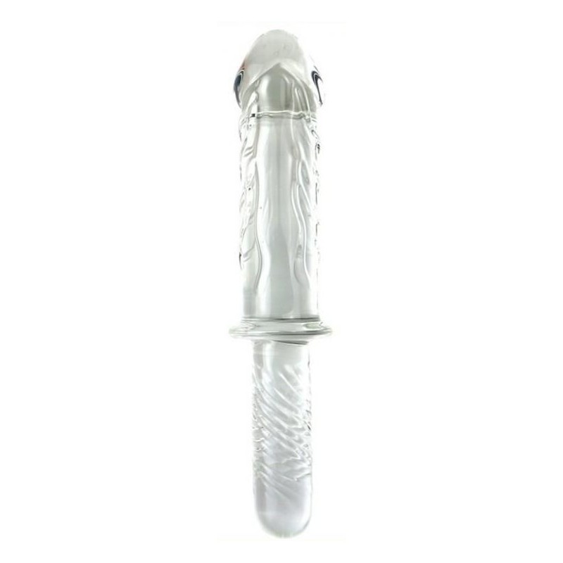 Gode Poignée en verre Ice King 16.5 x 5.2cm Gode Poignée en verre Ice King 16.5 x 5.2cm