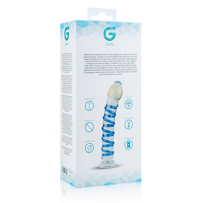 Dildo en Verre n° 01 - 17.5 x 3.5 cm Dildo en Verre n° 01 - 17.5 x 3.5 cm