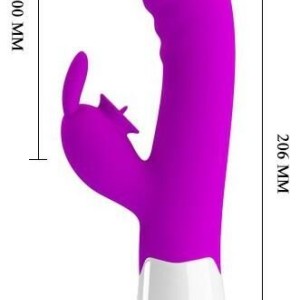 Vibro Rabbit Cerberus Pretty Love 21cm Violet Vibro Rabbit Cerberus Pretty Love 21cm Violet