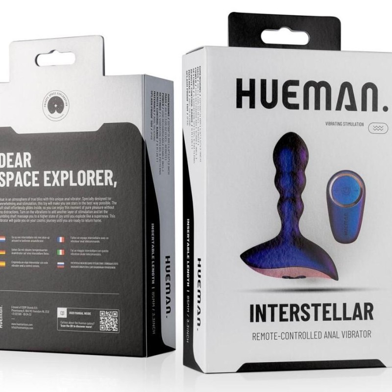 Stimulateur de prostate vibrant Interstellar Hueman 8.5 x 3cm Stimulateur de prostate vibrant Interstellar Hueman 8.5 x 3cm