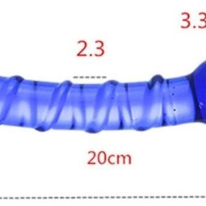 Gode en verre Royal 16 x 3.3cm Gode en verre Royal 16 x 3.3cm