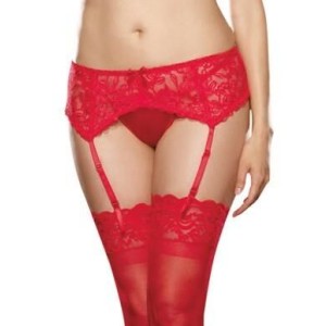Porte jarretelles sexy grande taille avec string assorti Porte jarretelles sexy grande taille avec string assorti