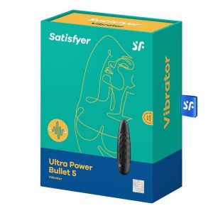 Vibromasseur noir USB Ultra Power Bullet 5 Satisfyer Vibromasseur noir USB Ultra Power Bullet 5 Satisfyer