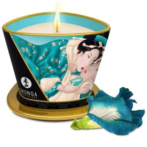 Shunga : bougie massage fleurs des îles Shunga : bougie massage fleurs des îles