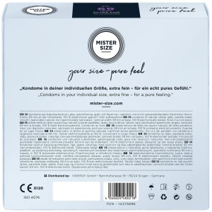 Préservatifs x36 tailles au choix : de la plus petite à la plus grande taille Préservatifs x36 tailles au choix : de la plus petite à la plus grande taille