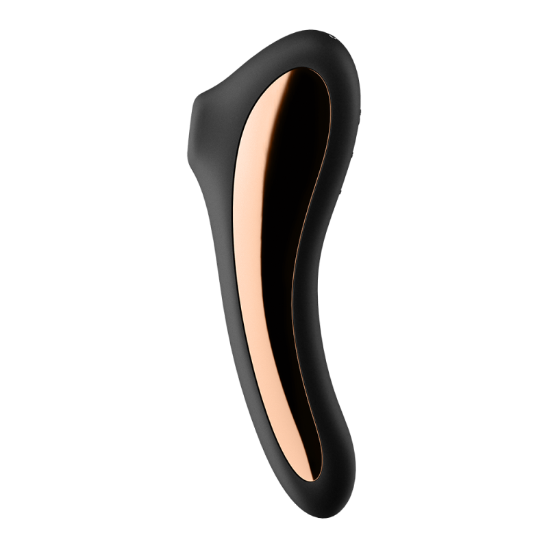 2 en 1 Stimulateur de clitoris et vibromasseur connecté USB noir Dual Kiss Satisfyer - CC597797 2 en 1 Stimulateur de clitoris et vibromasseur connecté USB noir Dual Kiss Satisfyer - CC597797