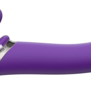 Gode vibrant Strap-On 3 Moteurs L 16 x 3.7 cm Violet Gode vibrant Strap-On 3 Moteurs L 16 x 3.7 cm Violet