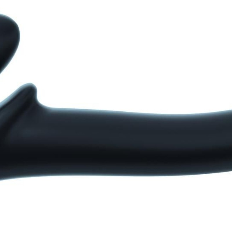 Gode + plug STRAP-ON-ME Bendable M 16 x 4 cm Noir Gode + plug STRAP-ON-ME Bendable M 16 x 4 cm Noir