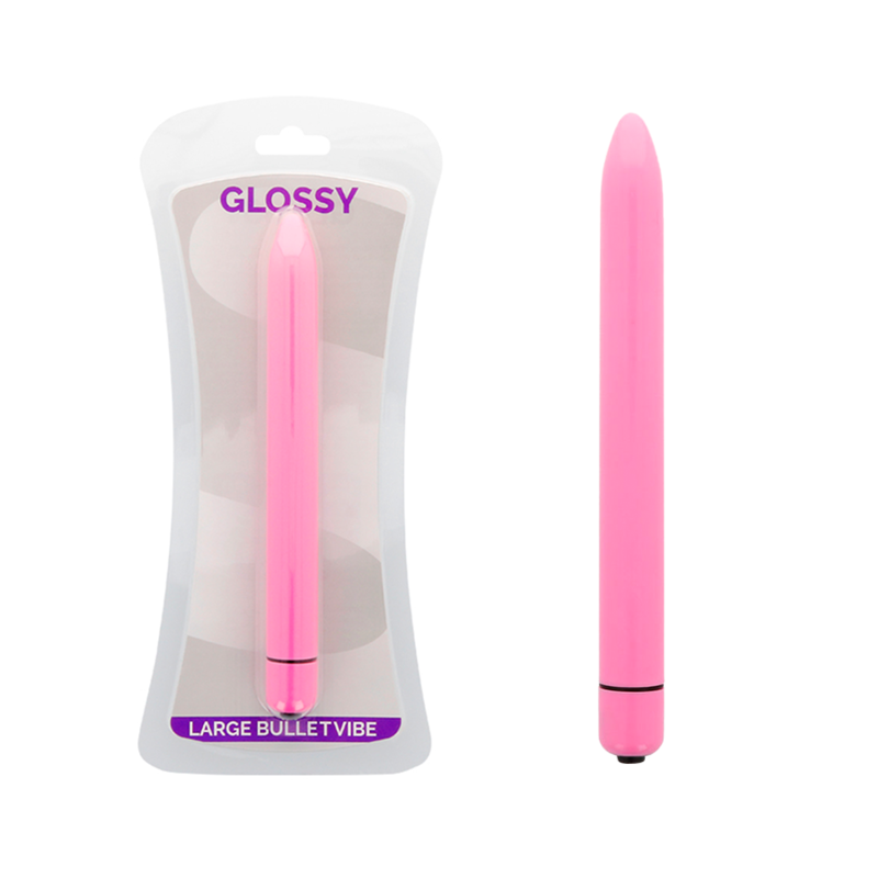 GLOSSY - VIBRATEUR SLIM DEEP ROSE