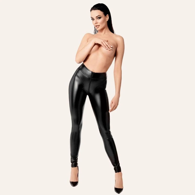 Legging zippé à l'entrejambe Chimeria wetlook