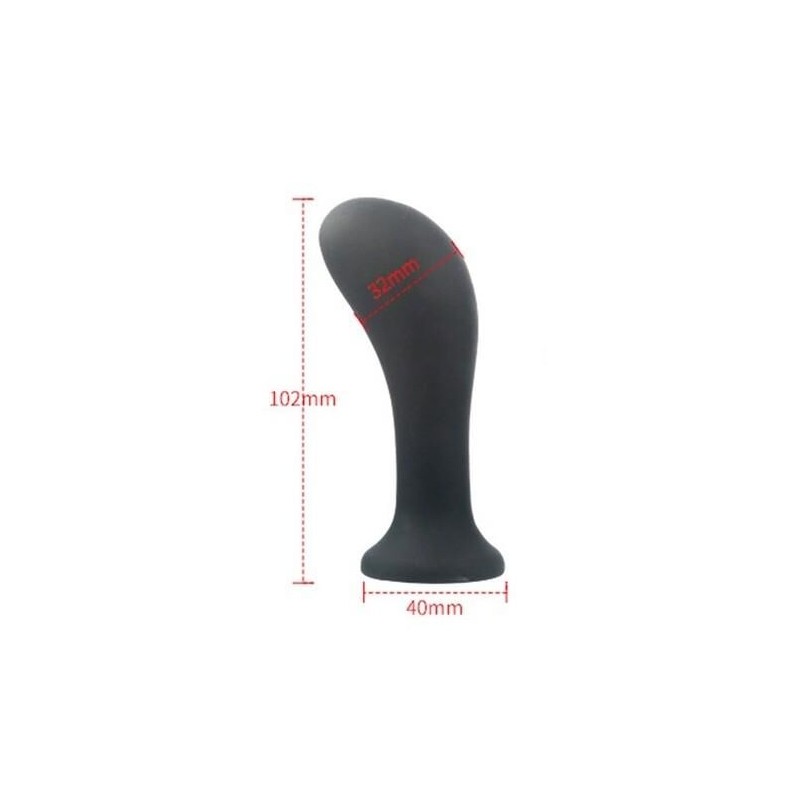 Plug vibrant gonflable Curve 10 x 3.2cm Plug vibrant gonflable Curve 10 x 3.2cm
