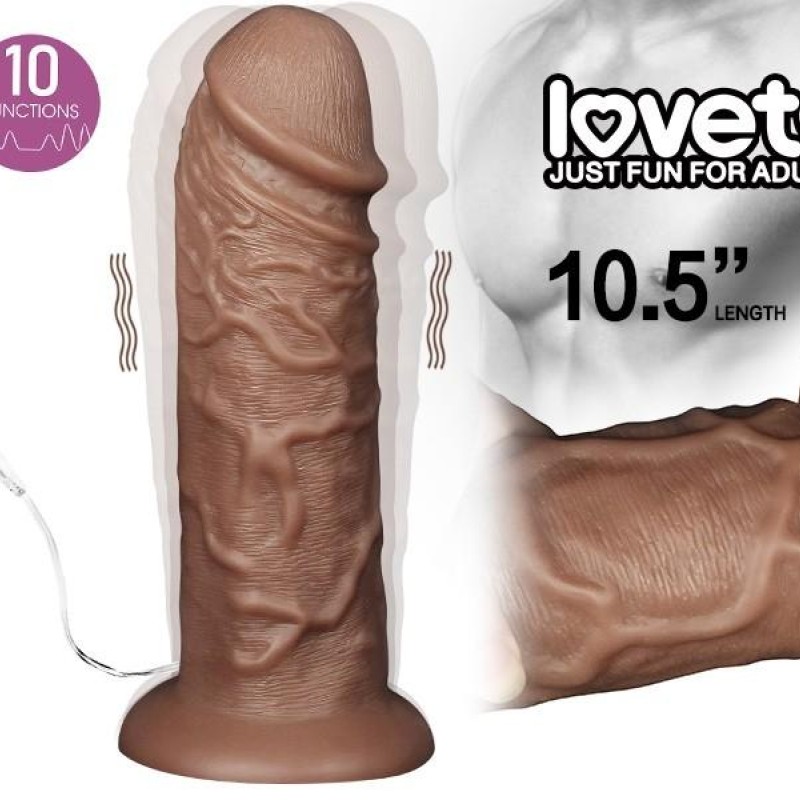 Gode vibrant Chubby Dildo 23 x 6.5 cm Marron Gode vibrant Chubby Dildo 23 x 6.5 cm Marron