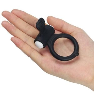 Anneau Vibrant Power Clit HEART – Noir Anneau Vibrant Power Clit HEART – Noir