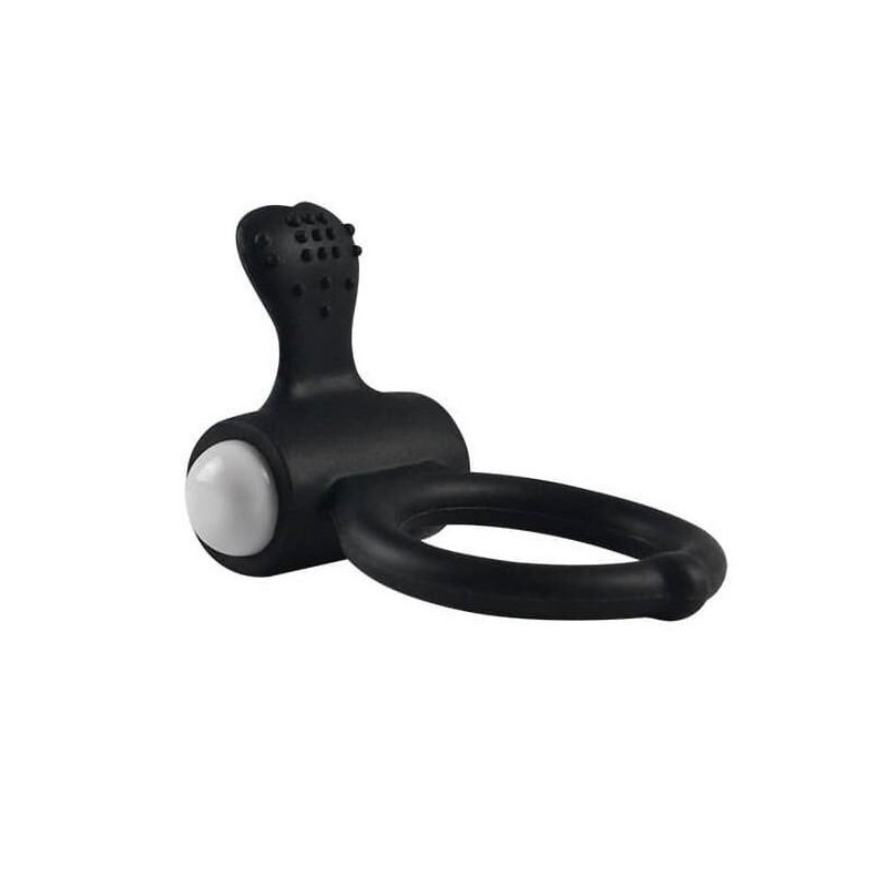 Anneau Vibrant Power Clit HEART – Noir Anneau Vibrant Power Clit HEART – Noir